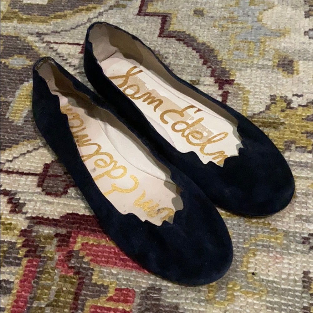 Sam Edelman black suede flats 9
